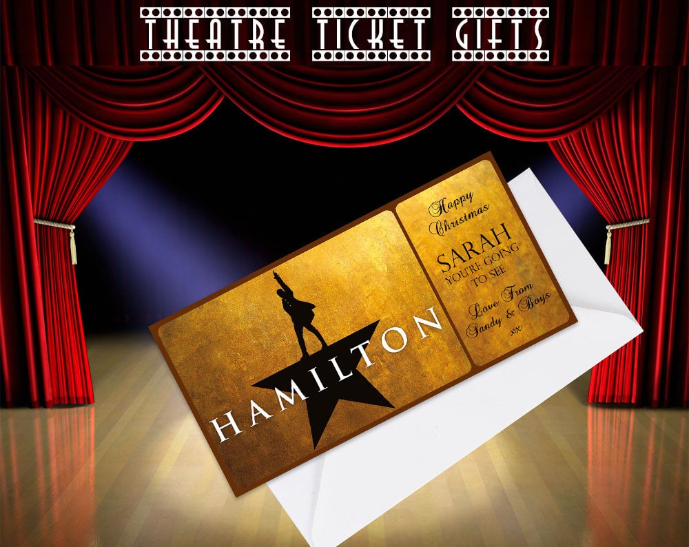 Gifting hamilton tickets outlet